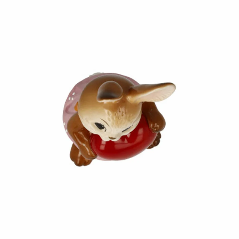 Goebel Figur Hase - Alles Liebe!, Ostern, Steingut, Bunt, 12 cm, 66845831