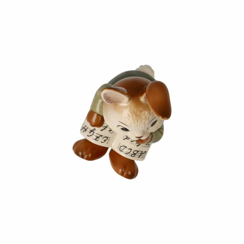 Goebel Figur Hasenschule - Früh übt sich, Ostern, Steingut, Bunt, 10 cm, 66845421