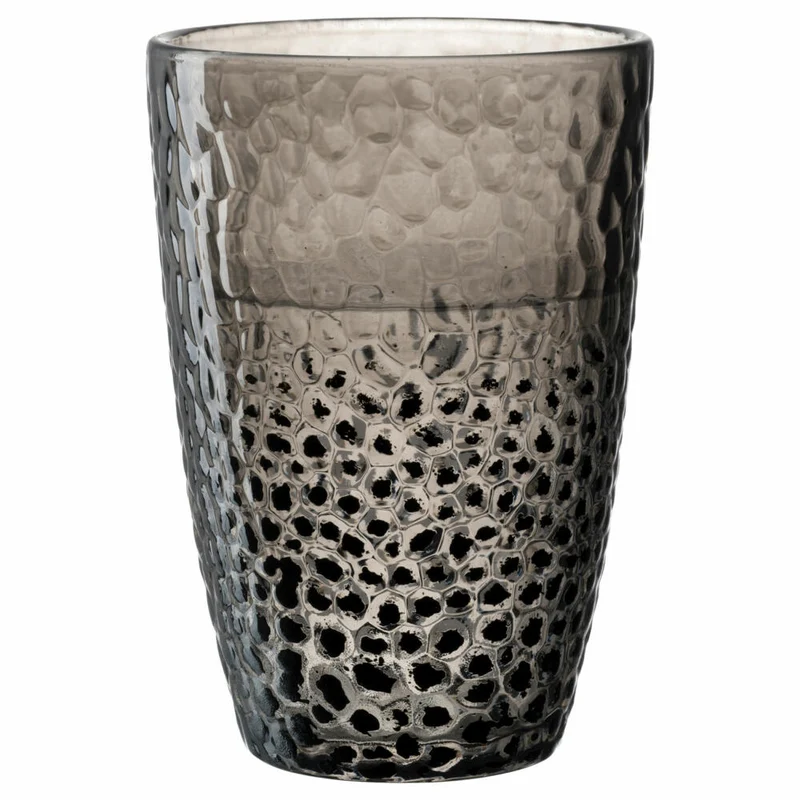 Leonardo Trinkglas Matera, Trinkbecher, Kalk-Natron-Glas, Anthrazit, 340 ml, 024382