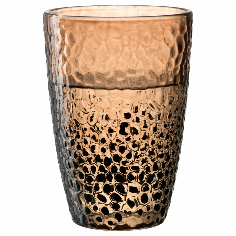 Leonardo Trinkglas Matera, Trinkbecher, Kalk-Natron-Glas, Beige, 340 ml, 024385