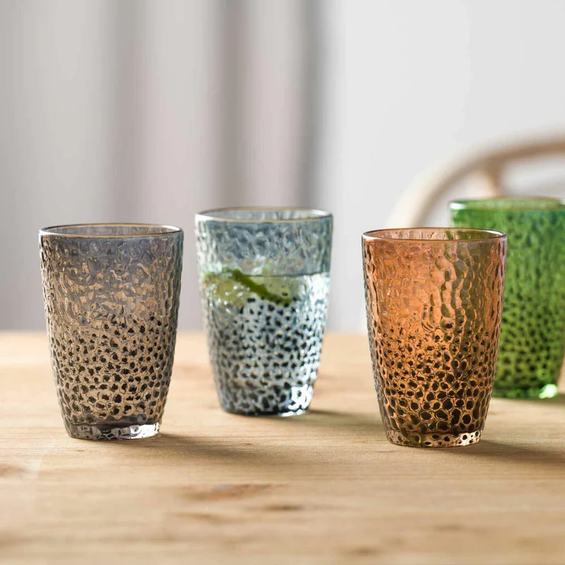 Leonardo Trinkgläser Set Matera 4-tlg., Trinkbecher, Kalk-Natron-Glas, Klar, 340 ml, 024386