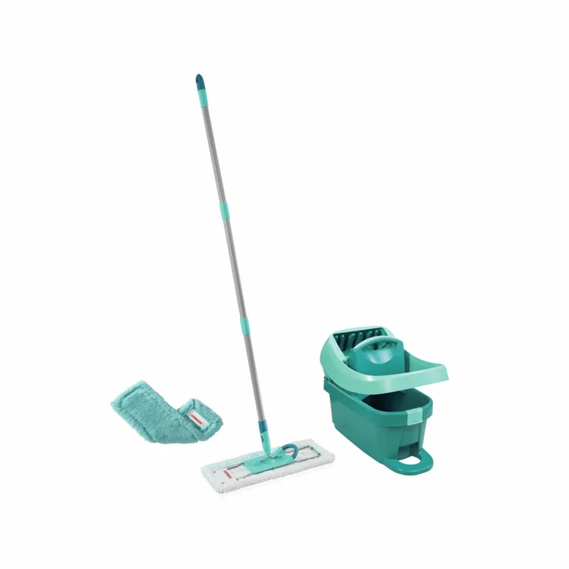 Leifheit Bodenwischer-Set Profi XL Mobile + static plus Bezug, Wischtuchpresse und Wischer, 55168
