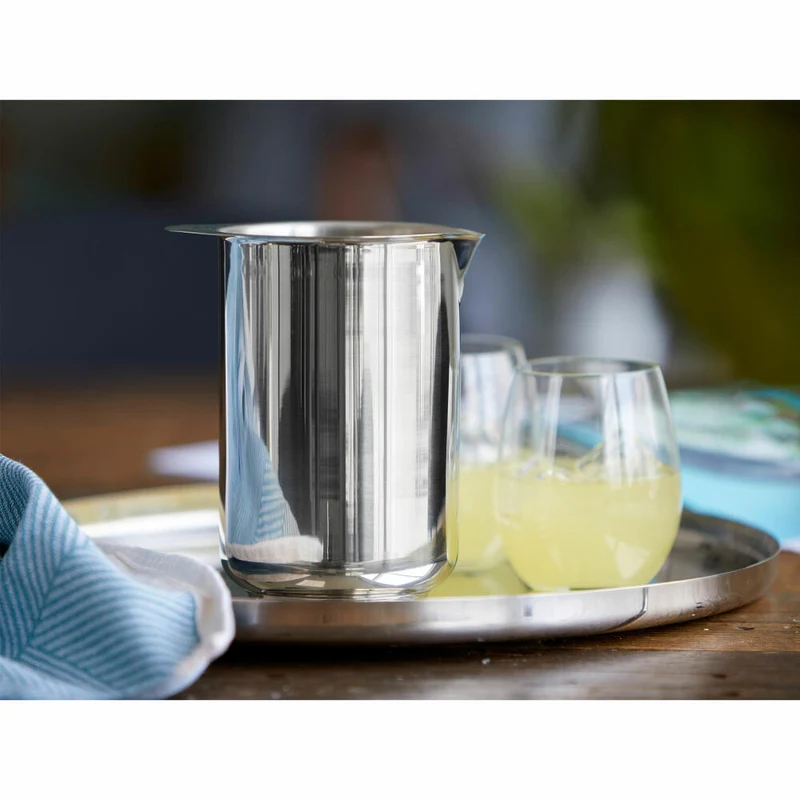 Rosti Rührbecher, Quirlbecher, Messbecher, Edelstahl, Silberfarben, 1 L, 245122
