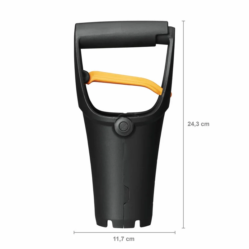 Fiskars Blumenzwiebel-Pflanzer Solid, FiberComp-Kunststoff, Schwarz, Orange, 24 cm, 1057079