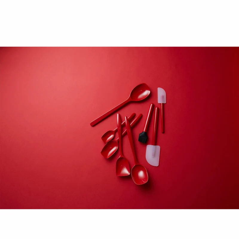 Rosti Teigschaber Classic L, Spachtel, Melamin, Silikon, Rot, 26 cm, 23782