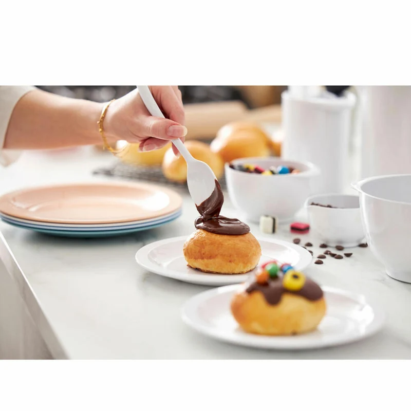 Rosti Lunchteller Hamlet, Speiseteller, Teller, Melamin, Nordic Blue, 21 cm, 23970