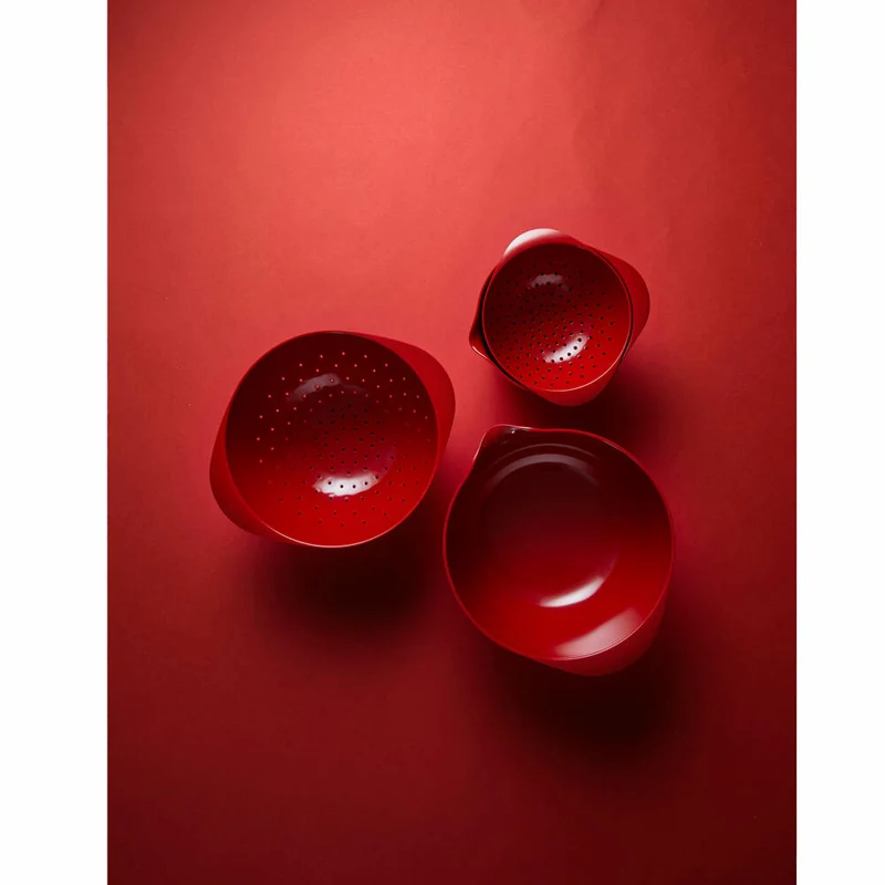 Rosti Seiher für Margrethe Schüssel 4 L, Siebeinsatz, Melamin, Rot, 23724