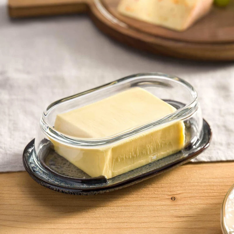 Leonardo Butterdose Matera, Butterschale, Materialmix, Anthrazit, 022987