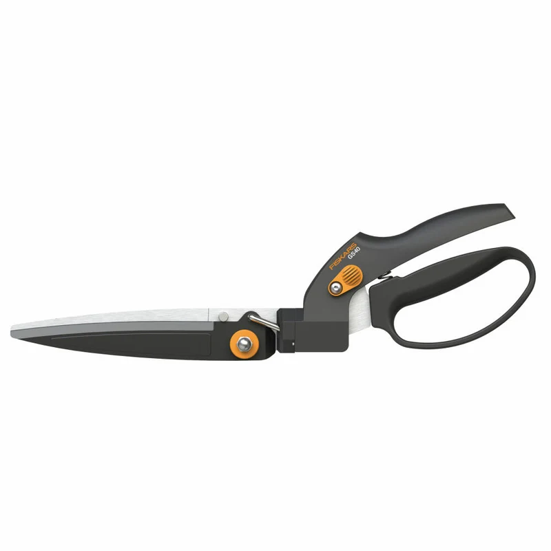 Fiskars Rasenkantenschere SmartFit GS40, Rasenschere, Kunststoff, Stahl, Schwarz, Orange, 1023632