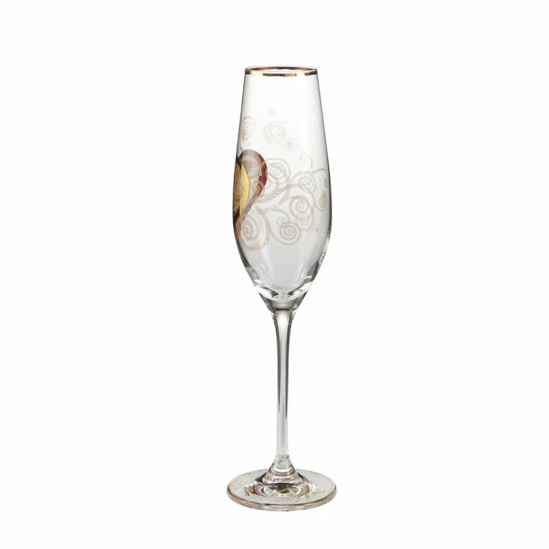 Goebel Sektgläser 2er Set Gustav Klimt - Heart Kiss, Artis Orbis, Glas, 100 ml, 66926271