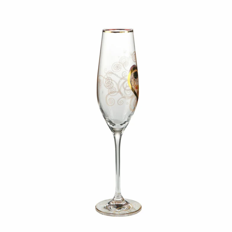 Goebel Sektgläser 2er Set Gustav Klimt - Heart Kiss, Artis Orbis, Glas, 100 ml, 66926271