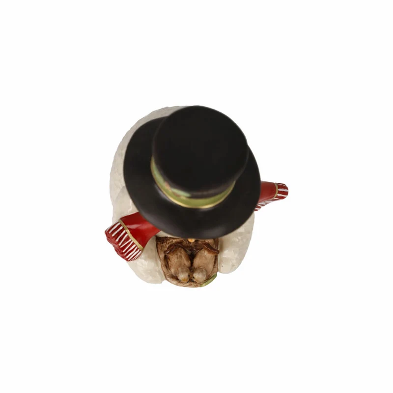 Goebel Figur Schneemann - Zwitscherndes Vogelpaar, Dekofigur, Steingut, Bunt, 12 cm, 66704401