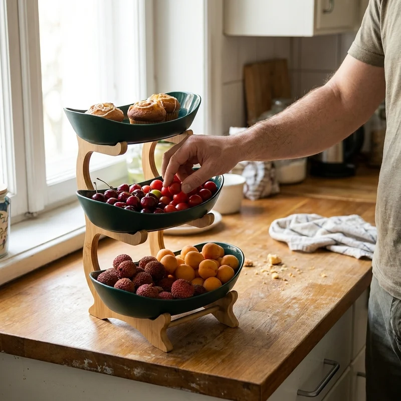 Nordic Food Rack Organizer