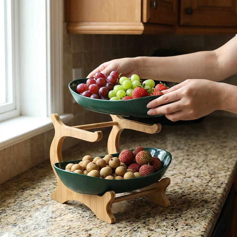 Nordic Food Rack Organizer