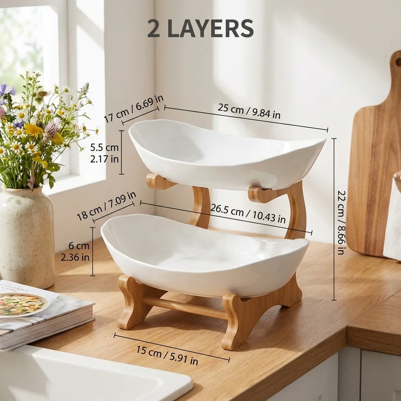 Nordic Food Rack Organizer