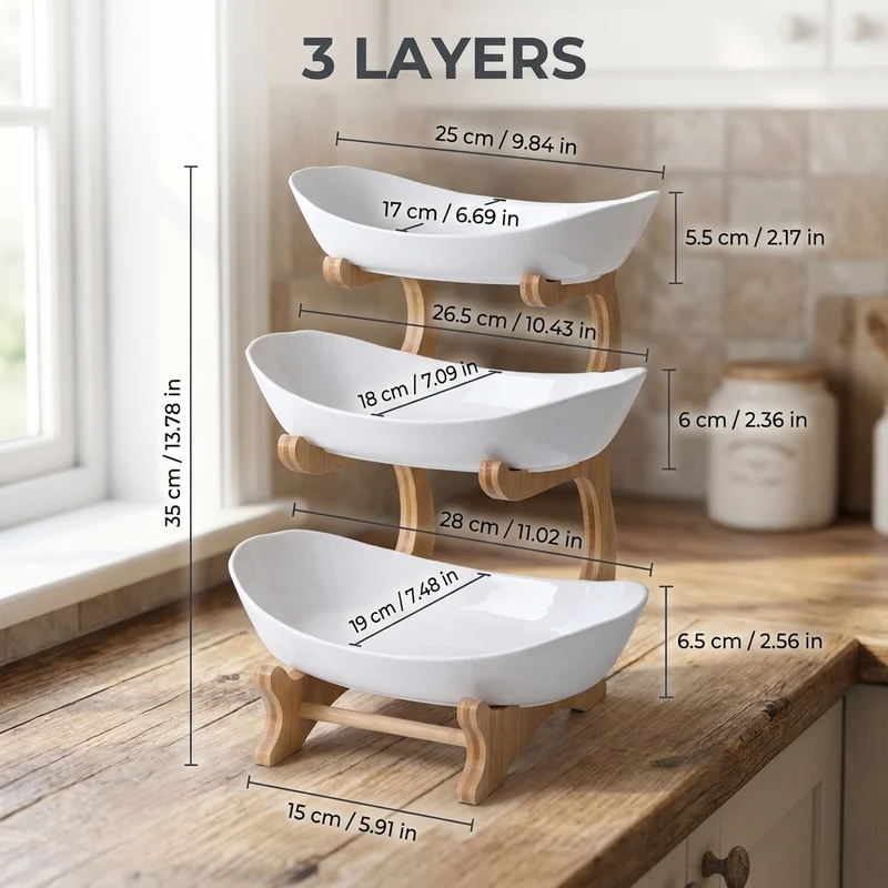 Nordic Food Rack Organizer