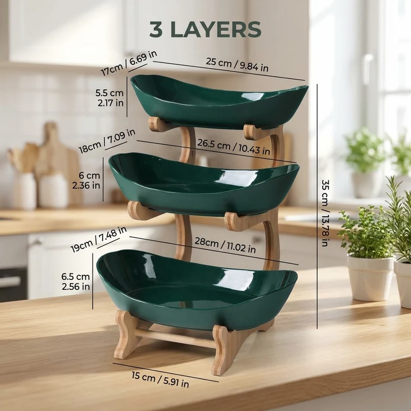 Nordic Food Rack Organizer