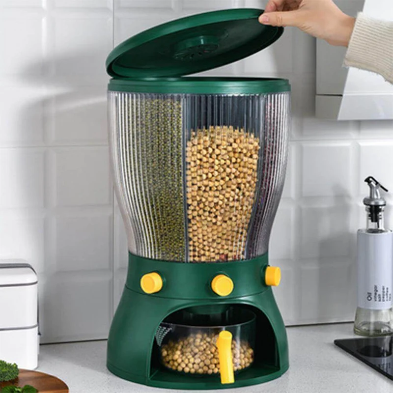 Rotatable Multifunctional Grain Storage Organizer