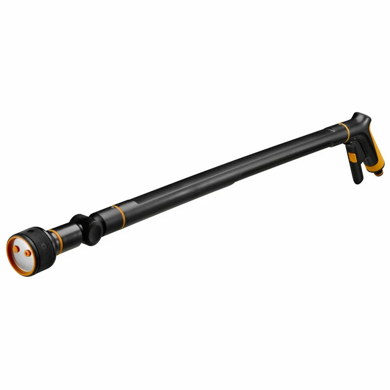 Fiskars Gießstab mit 3 Funktionen, Frontregler, Kunststoff, Aluminium, Schwarz, Orange, 1065488