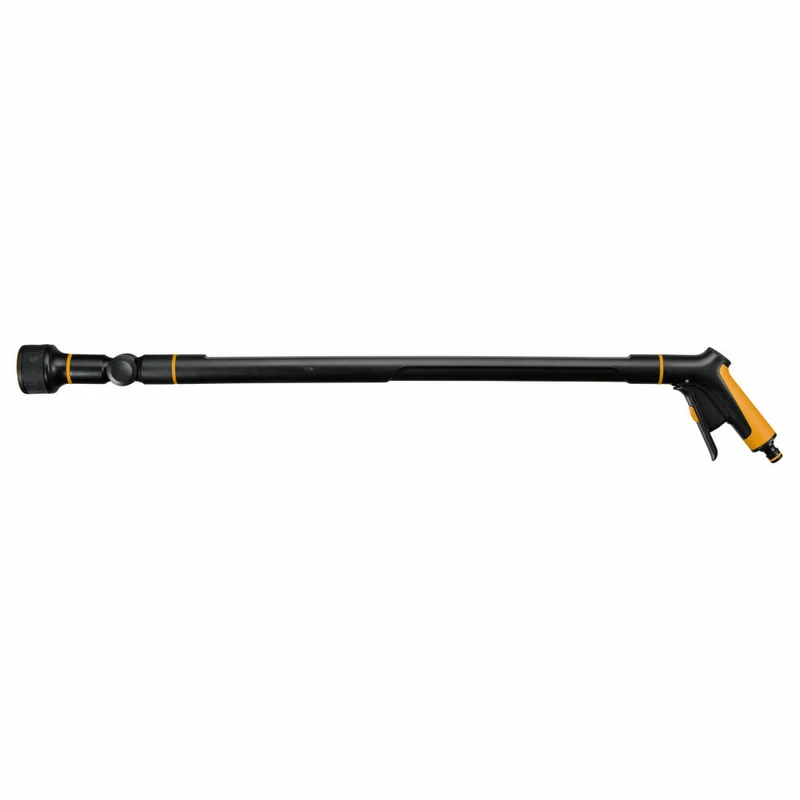 Fiskars Gießstab mit 3 Funktionen, Frontregler, Kunststoff, Aluminium, Schwarz, Orange, 1065488