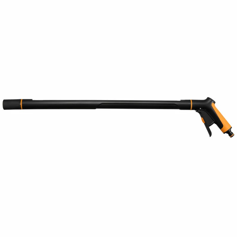 Fiskars Gießstab mit 2 Funktionen, Frontregler, Kunststoff, Aluminium, Schwarz, Orange, 1065489