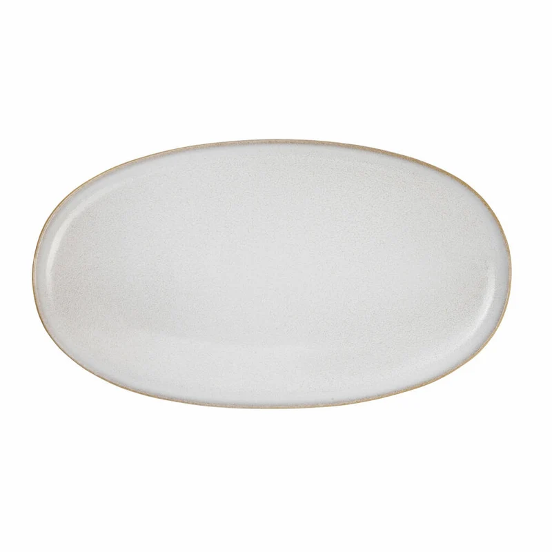 ASA Selection Platte oval Sand, Servierplatte, Steinzeug, Nude, 28.5 x 16 cm, 27200107