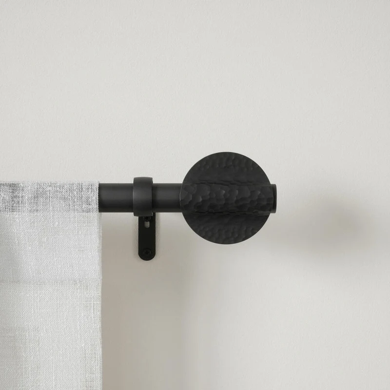 Umbra Teleskop-Vorhangstange Odyssey, Gardinenstange, Stahl, Aluminium, Schwarz, 107-305 cm, 1017248-038