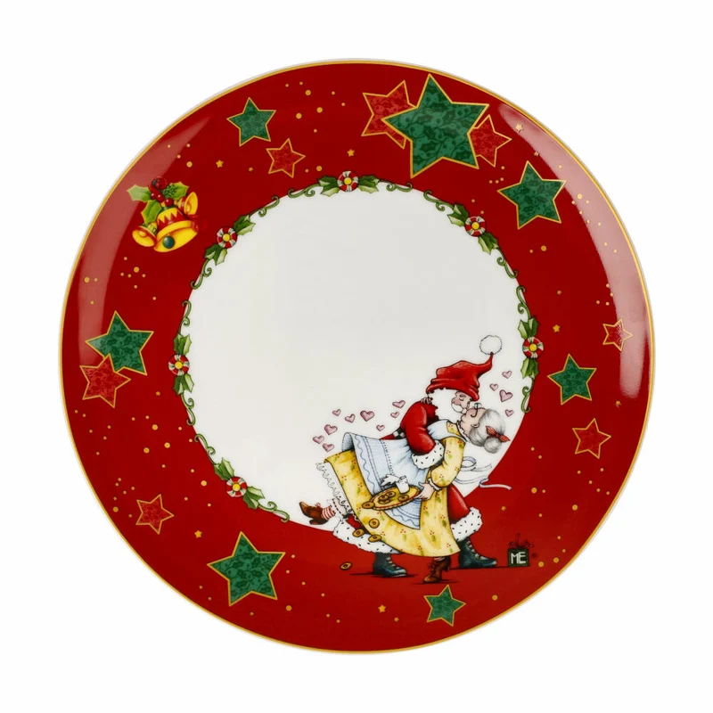 Goebel Teller Mary Engelbreit - Home Sweet Home, Fine Bone China, Bunt, 23 cm, 66725091