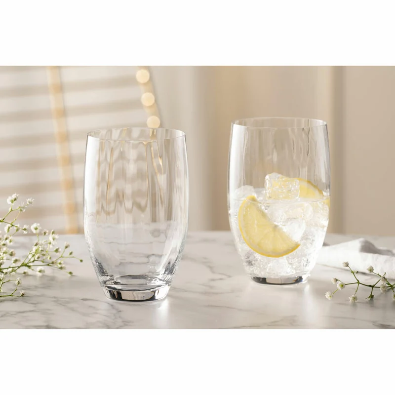 Leonardo Trinkglas Poesia, Wasserglas, Saftglas, Glas, Kristallglas, Klar, 460 ml, 069171