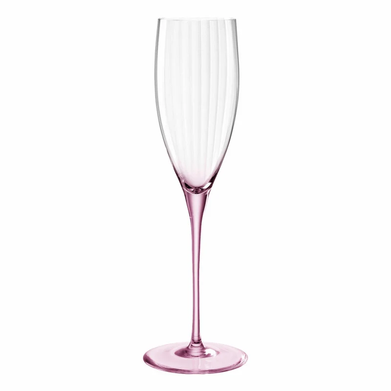 Leonardo Sektglas Poesia, Sekt Glas, Champagnerglas, Champagner, Kristallglas, Rose, 250 ml, 022377