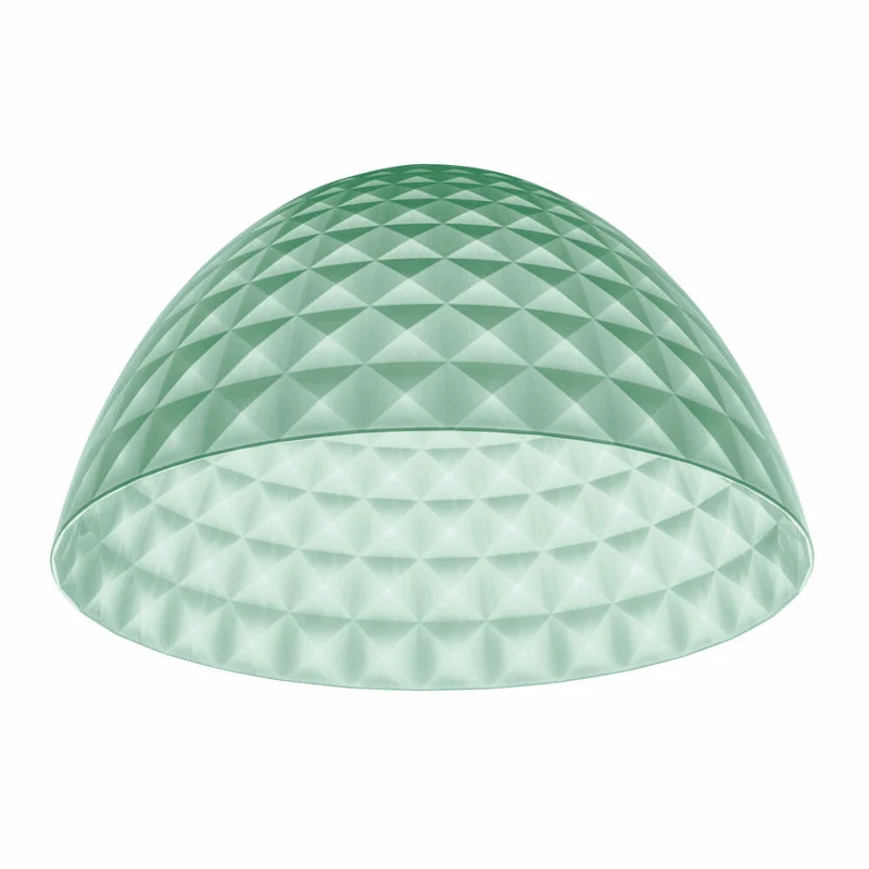Koziol Stella Silk M Lampenschirm, Decke, Leuchte, Lampe, Kunststoff, Transparent Eucalyptus Green, 43.5 cm, 1946656