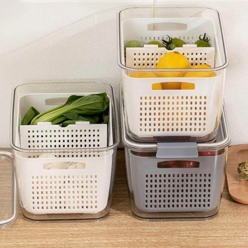 Space Saver Fridge Storage Container Organizers