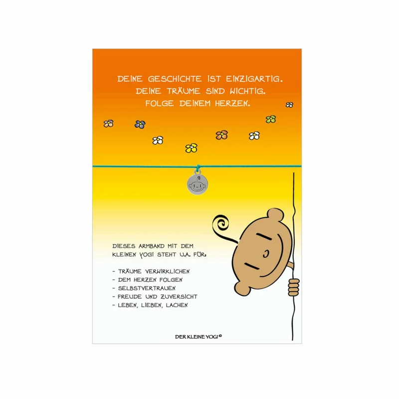 Goebel KY MK ARM Der klein.Yogi türk Der kleine Yogi türkis Metall-Kombi 54100481