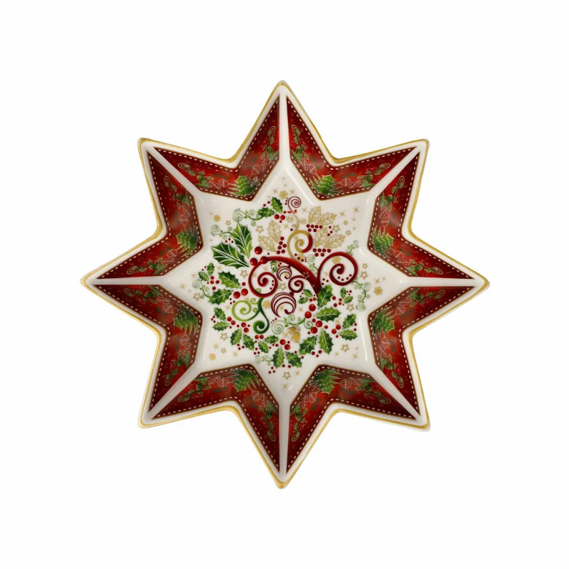Goebel Schale Palais Royal - Stellar, Weihnachtsmotiv, Porzellan, Bunt, 17 x 17 cm, 51001661