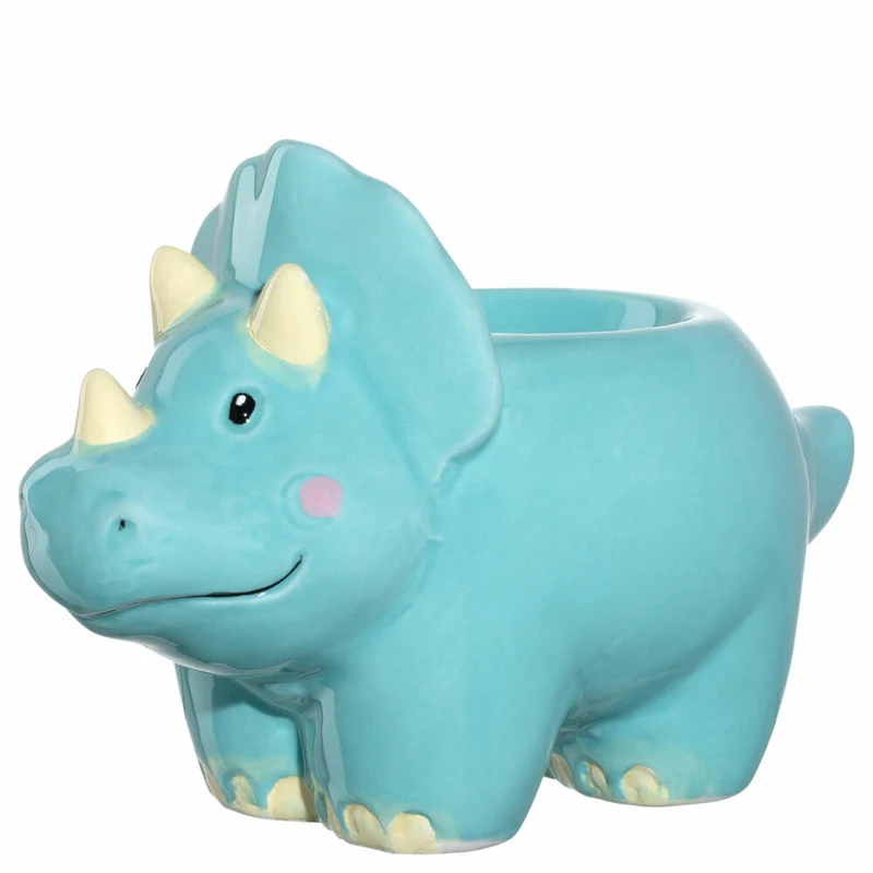 Leonardo Eierbecher Bambini Avventura Dinosaurier, Frühstücks-Ei-Becher, Keramik, Mehrfarbig, 077407