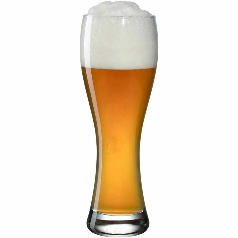 Leonardo Weizenbierglas Maxima 2er Set, Kalk-Natron-Glas, Klar, 500 ml, 061755