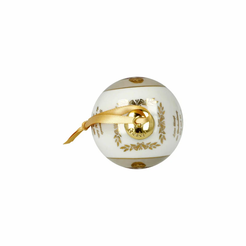 Goebel Kugel Jahreskugel 2023, Christbaumkugel, Weihnachtskugel, Porzellan, 8 cm, 66501661