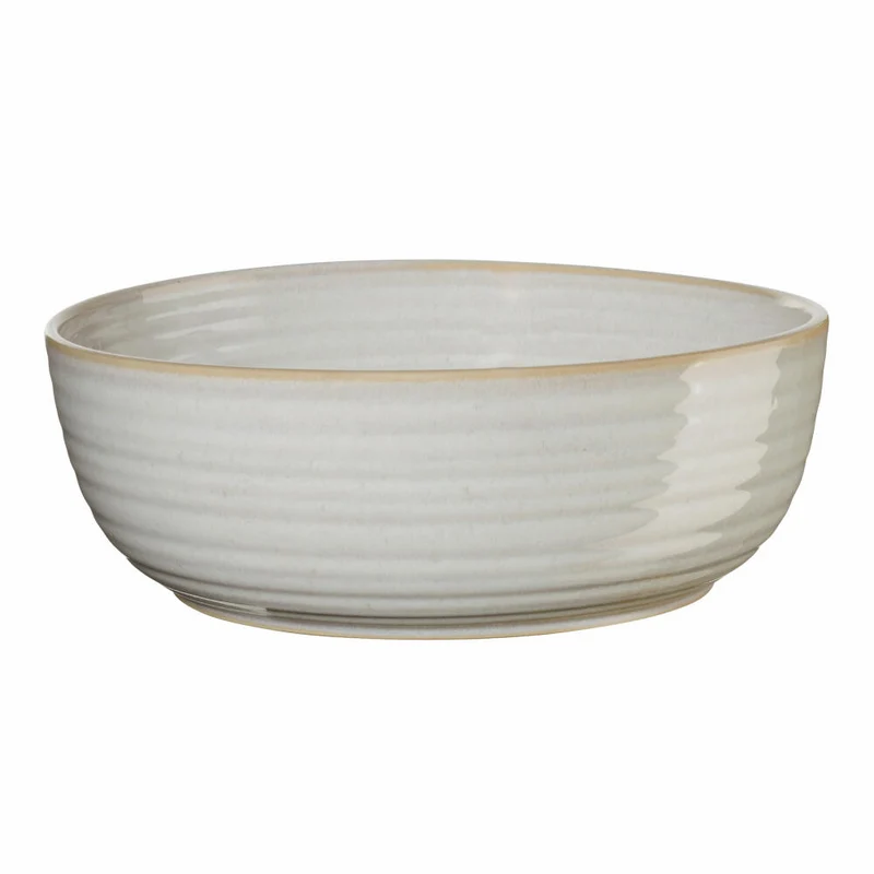 ASA Selection Poké Salad Bowl Cauliflower, Salatschale, Steinzeug, Weiß glänzend, 25 cm, 24270267
