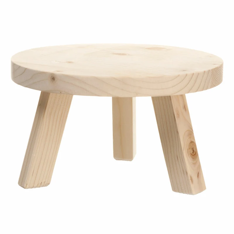 Leonardo Succo Getränkespendersockel, Sockel, Hocker, Ständer, Holz, H 12 cm, 029458