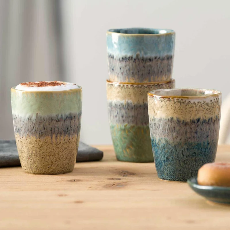 Leonardo Becher Matera, Tasse, Keramik, Blau, Anthrazit, Beige, 300 ml, 022818