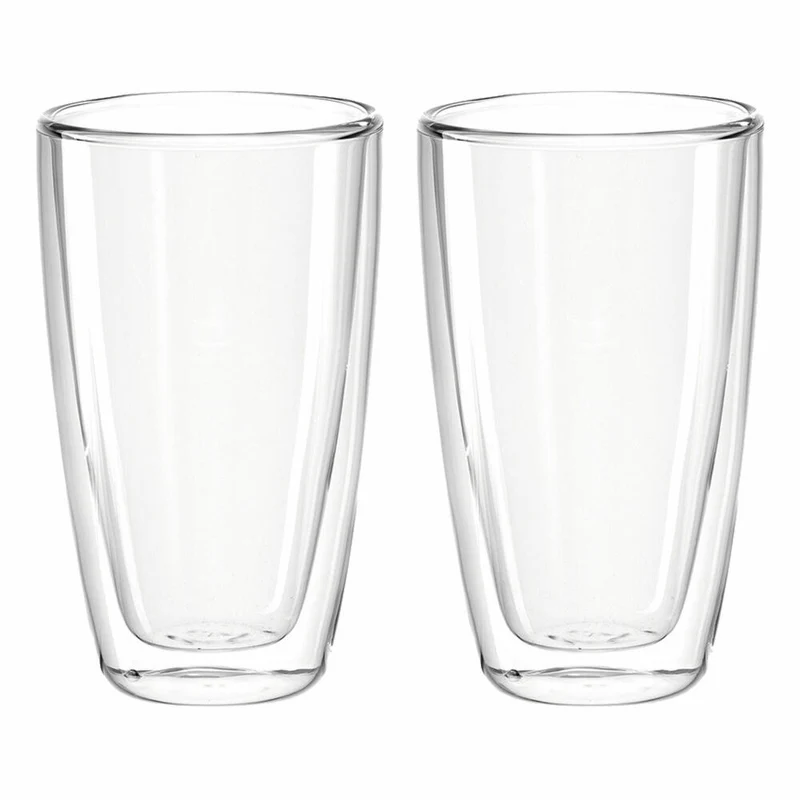 montana: :enjoy Doppelwandbecher, 2er Set, Glasbecher, Glastasse, Thermoglas, Doppelwandig, Glas, 230 ml, 057226