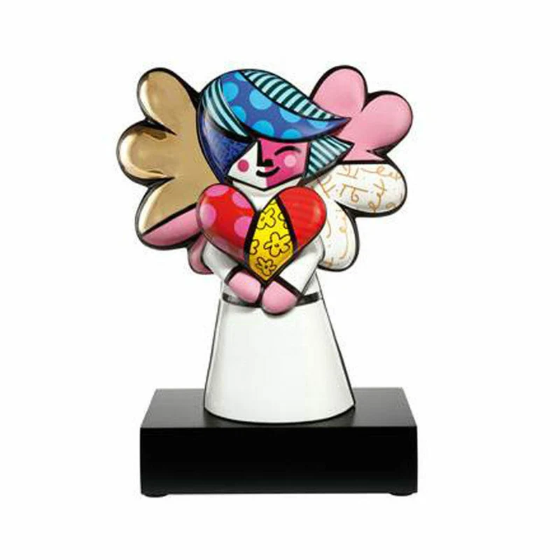 Goebel Faith - Figur Pop Art Romero Britto Bunt Porzellan 66452221