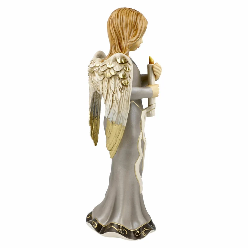 Goebel Schutzengel Gloria - Im Schatten, Dekofigur, Steingut, Schwarz, 28.5 cm, 41645061
