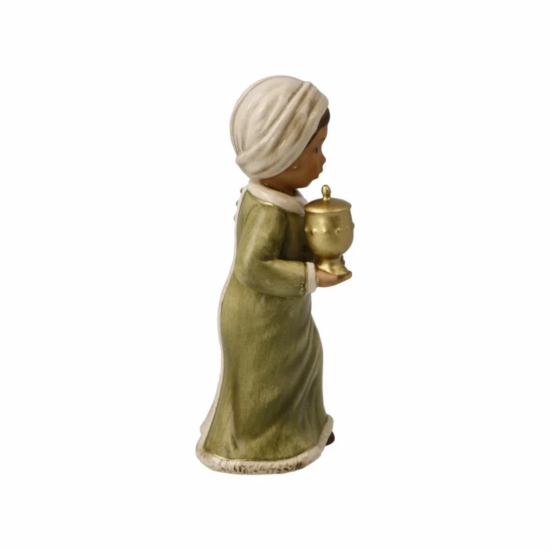 Goebel Figur Kaspar, Krippenfigur, Dekofigur, Steingut, Bunt, 11.5 cm, 41661051