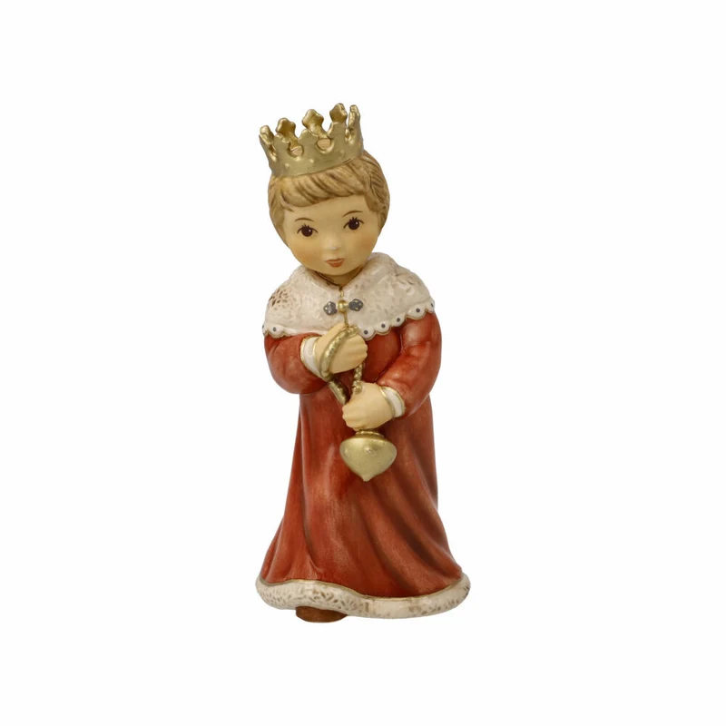 Goebel Figur Melchior, Krippenfigur, Dekofigur, Steingut, Bunt, 12 cm, 41661061