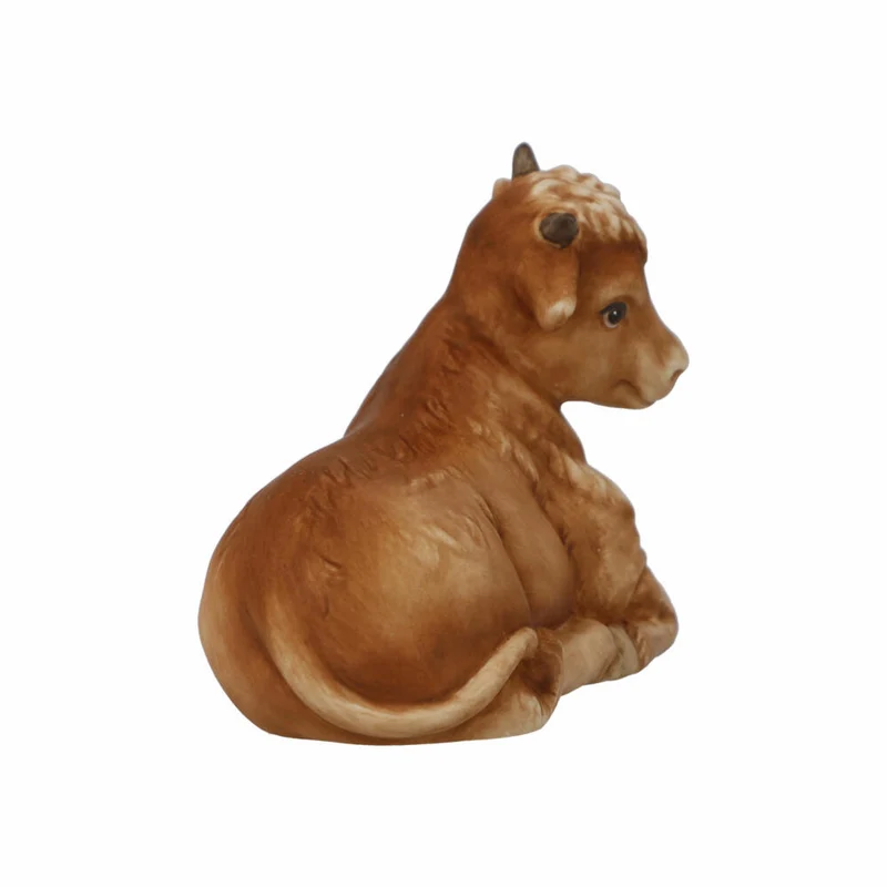 Goebel Figur Ochse, Krippenfigur, Dekofigur, Steingut, Bunt, 7 cm, 41661081