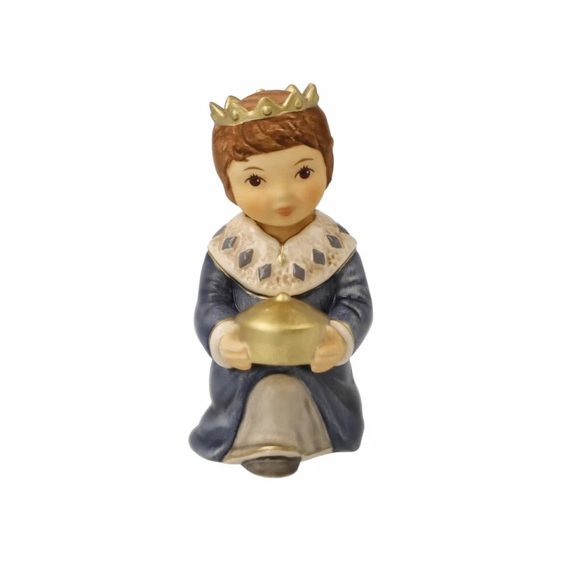 Goebel Figur Balthasar, Krippenfigur, Dekofigur, Steingut, Bunt, 8.5 cm, 41661121