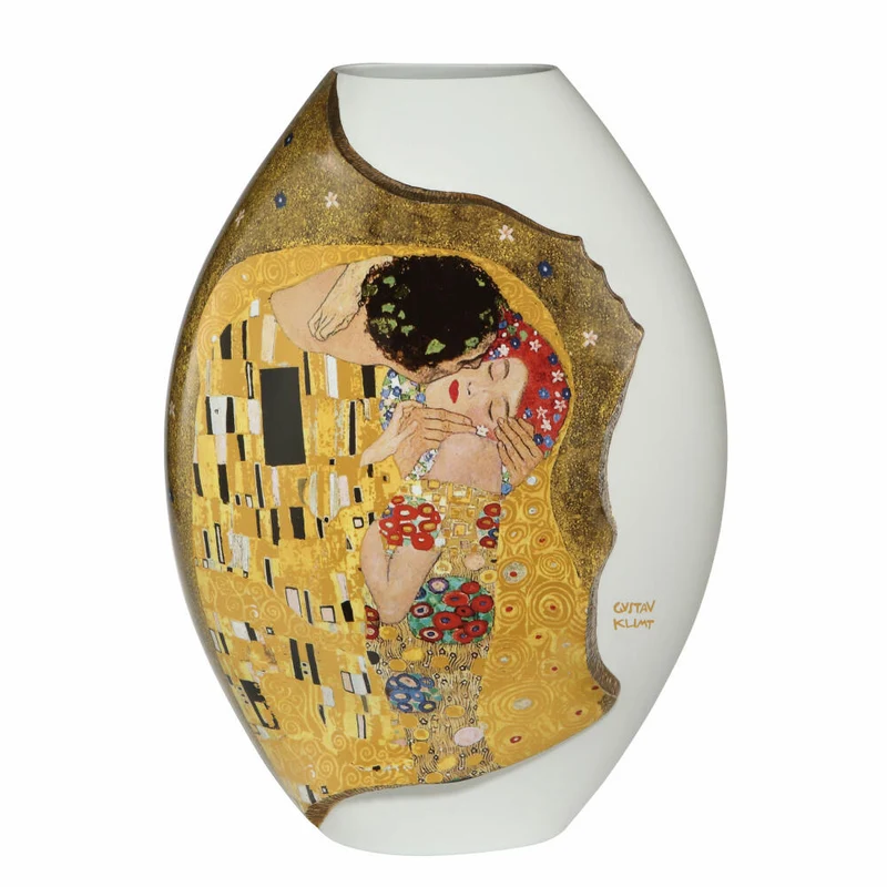Goebel Vase Gustav Klimt - Der Kuss, Artis Orbis, Dekovase, Porzellan, Bunt, 46 cm, 66518591