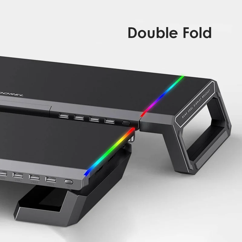 Universal Computer Stand Riser Data Transfer Desk Organizer