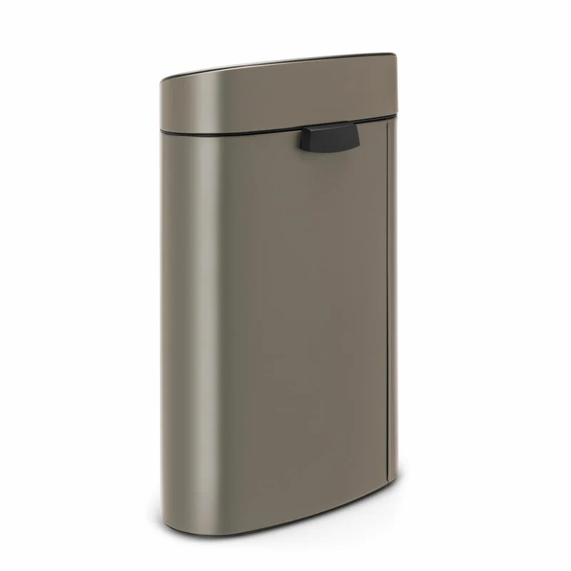 Brabantia Mülleimer Touch Bin New, Abfalleimer, Müllbehälter, Stahl, Platinum, 40 L, 114908